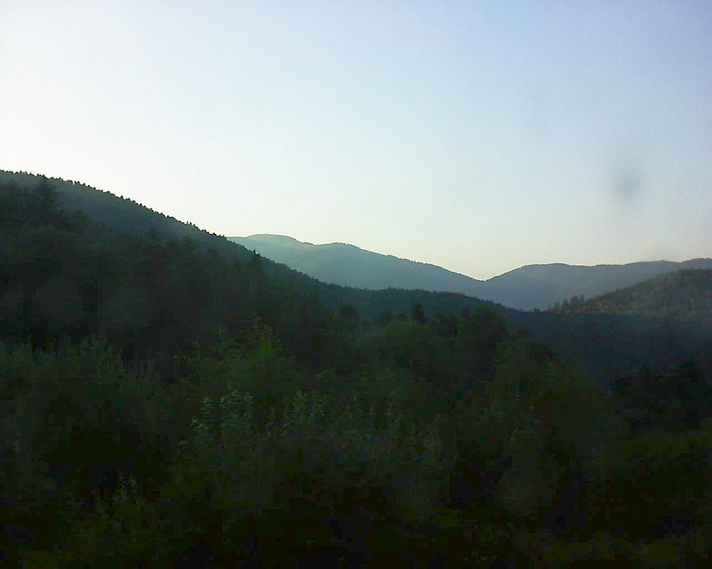 Le petit ballon vu depuis le Domaine Langmatt à Murbach le 23.07.2018 à 20:00 Le petit ballon (Alsace, Vosges) le 23.07.2018 à 20:00