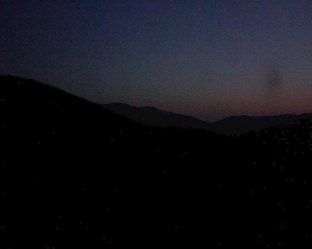 Le petit ballon vu depuis le Domaine Langmatt à Murbach le 24.07.2018 à 05:15 Le petit ballon (Alsace, Vosges) le 24.07.2018 à 05:15