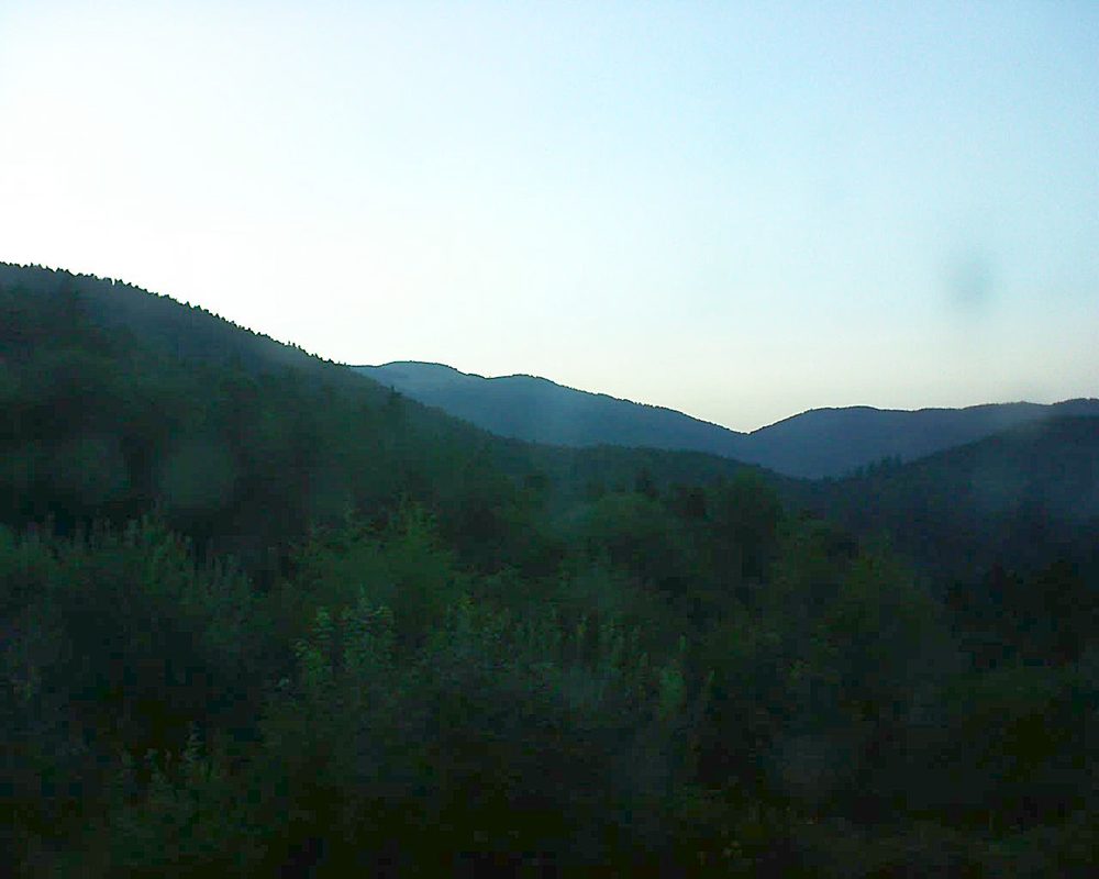 Le petit ballon vu depuis le Domaine Langmatt à Murbach le 26.07.2018 à 21:15 Le petit ballon (Alsace, Vosges) le 26.07.2018 à 21:15
