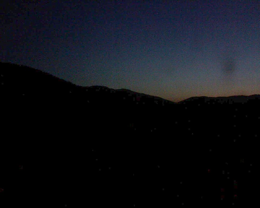 Le petit ballon vu depuis le Domaine Langmatt à Murbach le 27.07.2018 à 05:15 Le petit ballon (Alsace, Vosges) le 27.07.2018 à 05:15