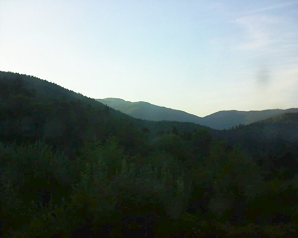Le petit ballon vu depuis le Domaine Langmatt à Murbach le 30.07.2018 à 20:15 Le petit ballon (Alsace, Vosges) le 30.07.2018 à 20:15