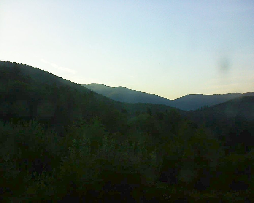 Le petit ballon vu depuis le Domaine Langmatt à Murbach le 30.07.2018 à 20:30 Le petit ballon (Alsace, Vosges) le 30.07.2018 à 20:30