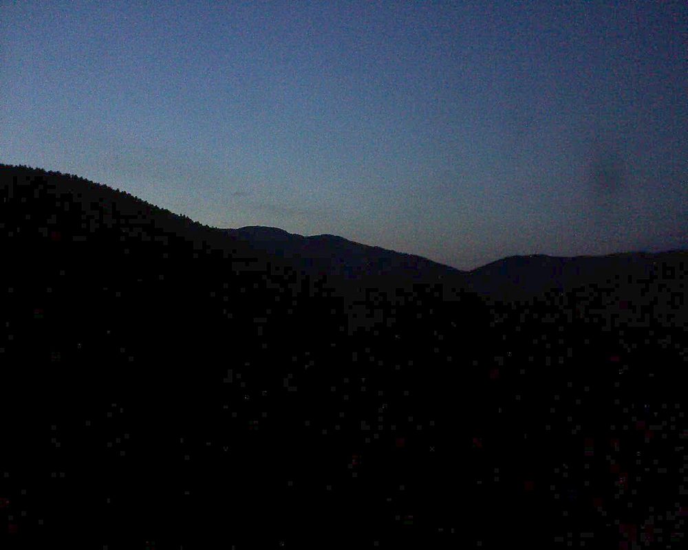 Le petit ballon vu depuis le Domaine Langmatt à Murbach le 30.07.2018 à 21:45 Le petit ballon (Alsace, Vosges) le 30.07.2018 à 21:45