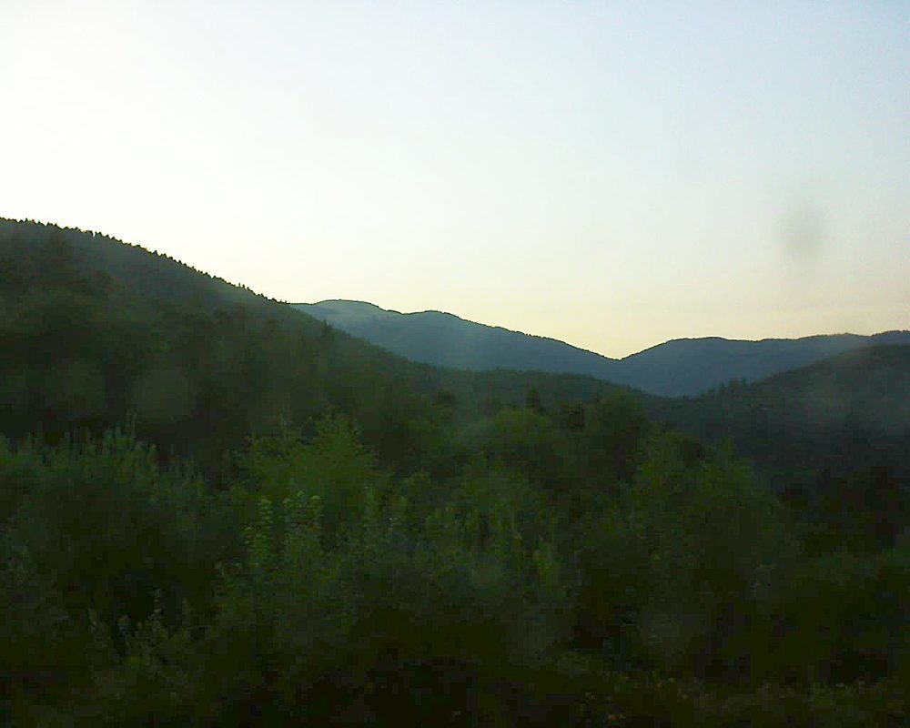 Le petit ballon vu depuis le Domaine Langmatt à Murbach le 02.08.2018 à 20:45 Le petit ballon (Alsace, Vosges) le 02.08.2018 à 20:45