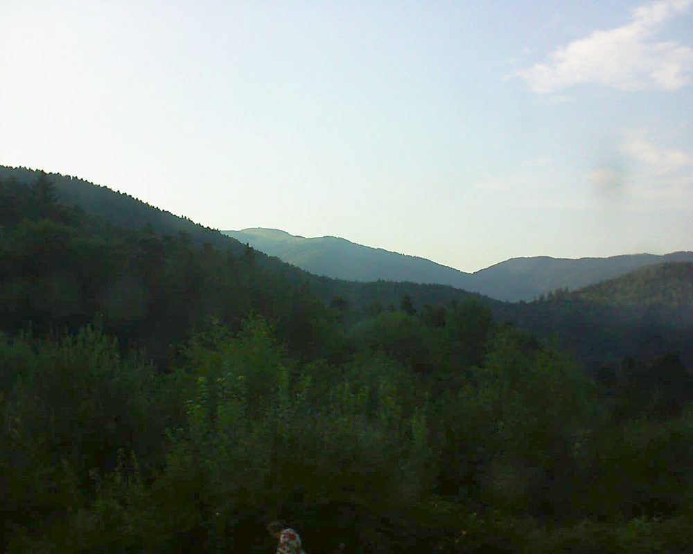 Le petit ballon vu depuis le Domaine Langmatt à Murbach le 05.08.2018 à 19:45 Le petit ballon (Alsace, Vosges) le 05.08.2018 à 19:45