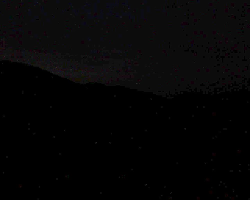 Le petit ballon vu depuis le Domaine Langmatt à Murbach le 06.08.2018 à 21:45 Le petit ballon (Alsace, Vosges) le 06.08.2018 à 21:45