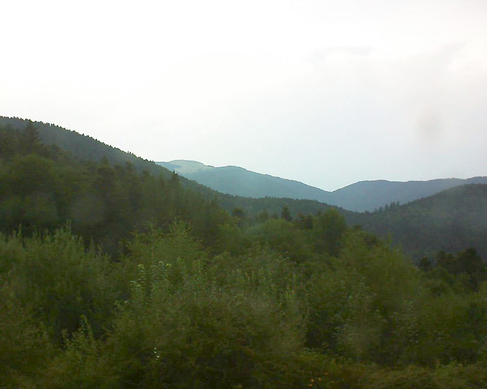 Le petit ballon vu depuis le Domaine Langmatt à Murbach le 07.08.2018 à 17:30 Le petit ballon (Alsace, Vosges) le 07.08.2018 à 17:30