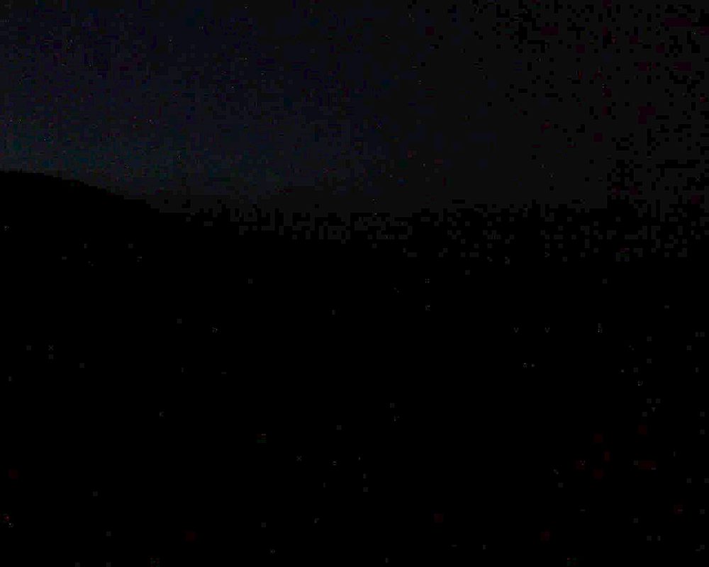 Le petit ballon vu depuis le Domaine Langmatt à Murbach le 07.08.2018 à 21:45 Le petit ballon (Alsace, Vosges) le 07.08.2018 à 21:45