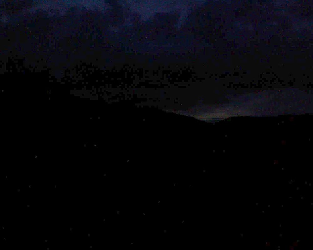 Le petit ballon vu depuis le Domaine Langmatt à Murbach le 09.08.2018 à 21:30 Le petit ballon (Alsace, Vosges) le 09.08.2018 à 21:30