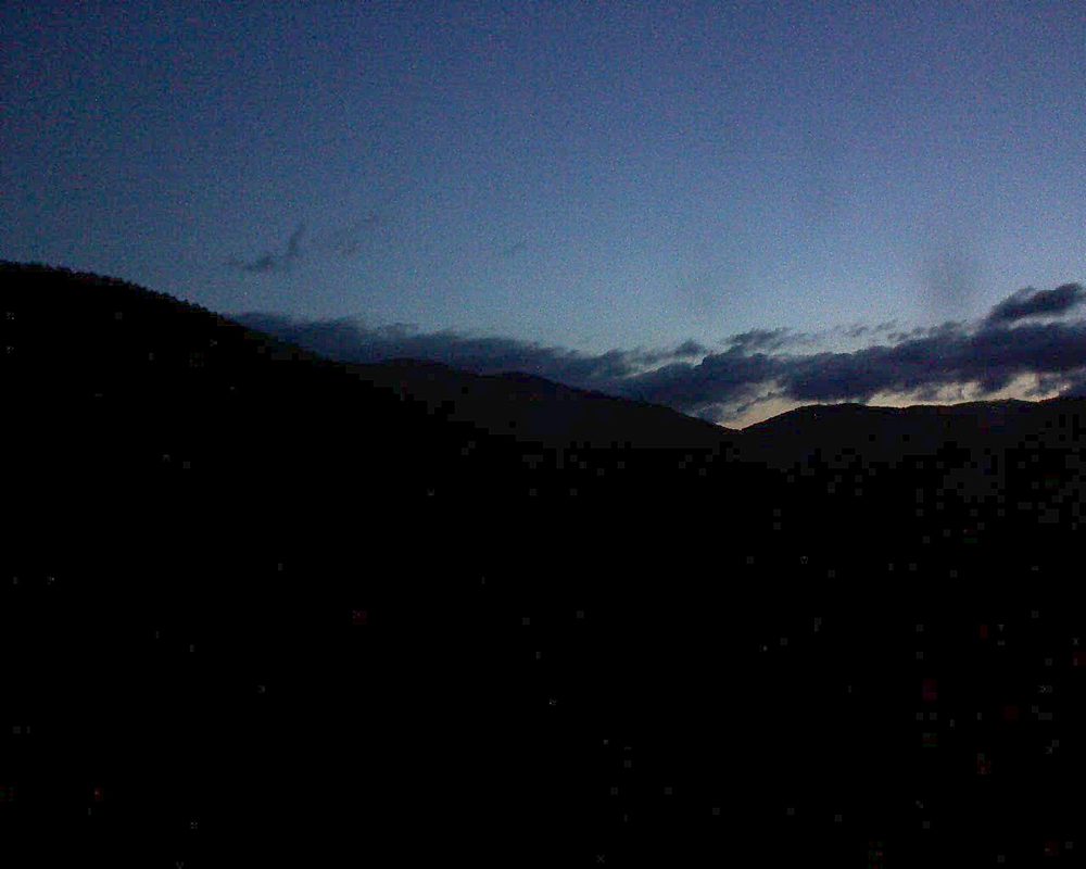 Le petit ballon vu depuis le Domaine Langmatt à Murbach le 10.08.2018 à 05:45 Le petit ballon (Alsace, Vosges) le 10.08.2018 à 05:45