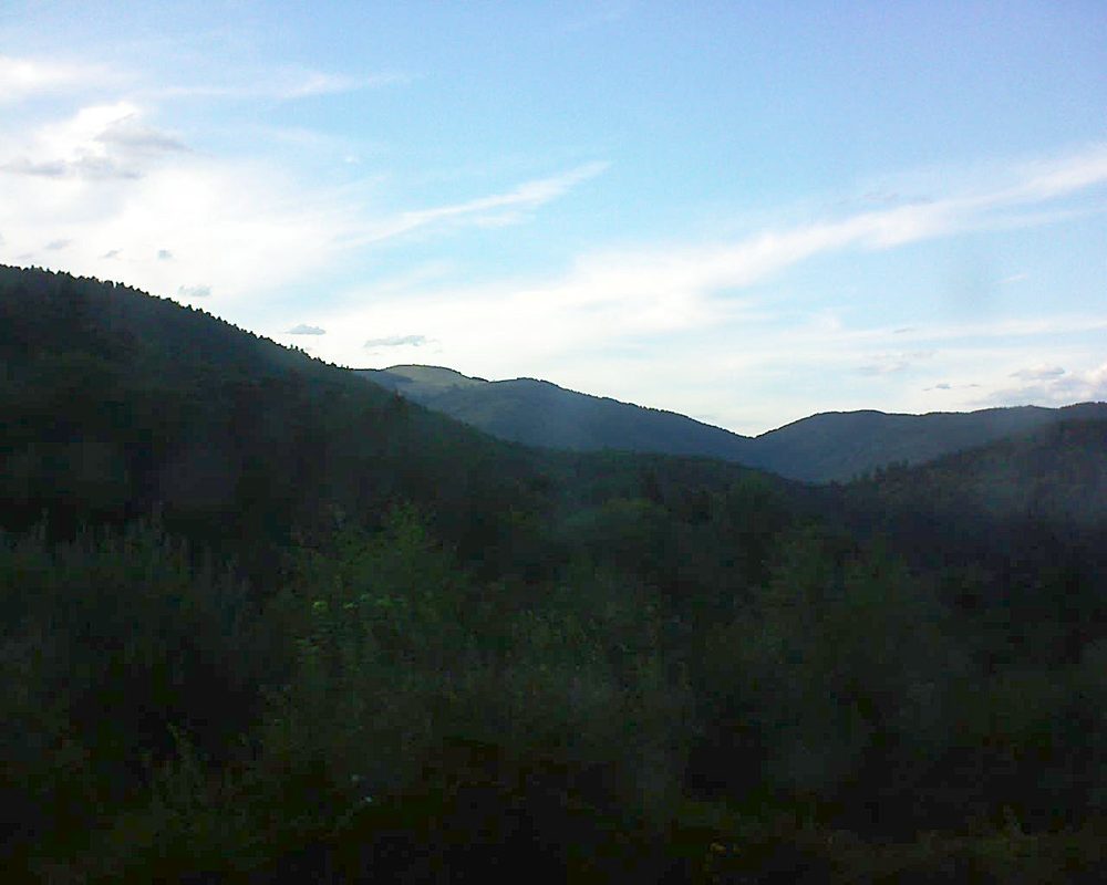 Le petit ballon vu depuis le Domaine Langmatt à Murbach le 10.08.2018 à 19:15 Le petit ballon (Alsace, Vosges) le 10.08.2018 à 19:15