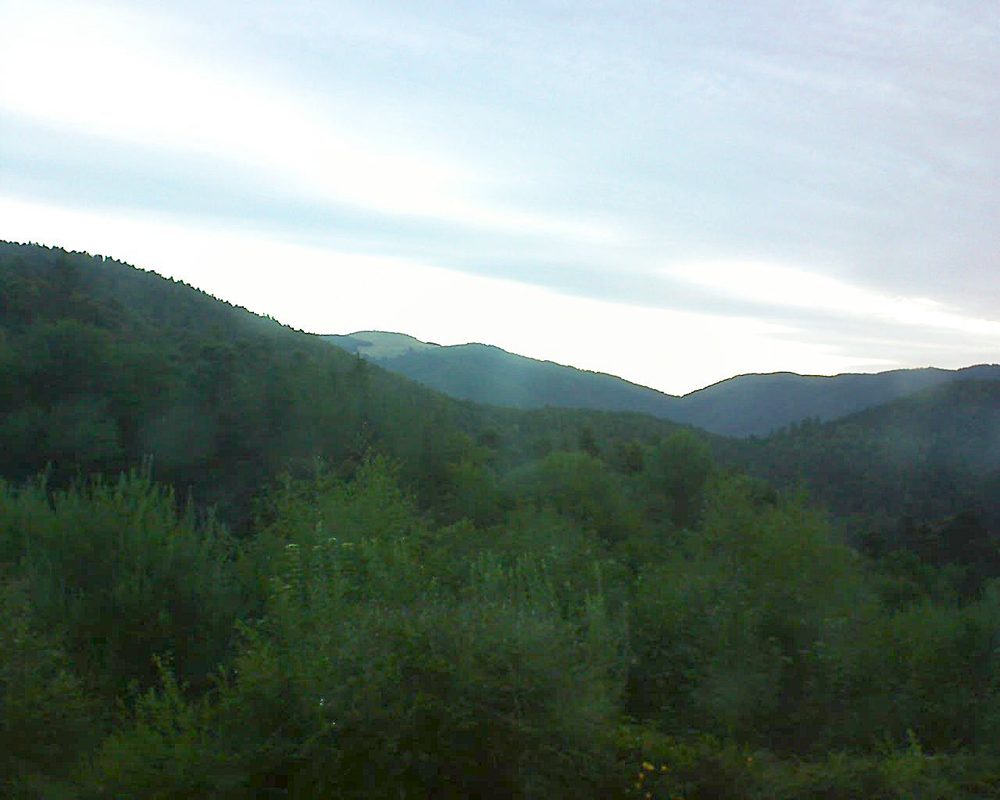 Le petit ballon vu depuis le Domaine Langmatt à Murbach le 11.08.2018 à 06:30 Le petit ballon (Alsace, Vosges) le 11.08.2018 à 06:30