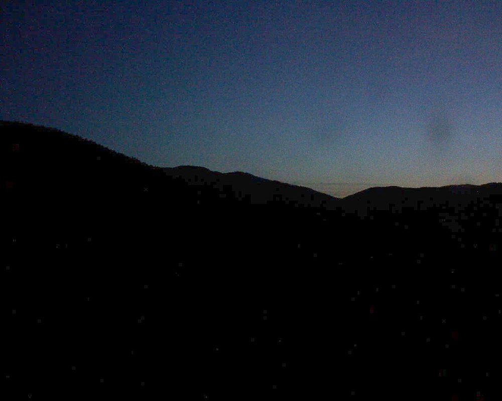 Le petit ballon vu depuis le Domaine Langmatt à Murbach le 12.08.2018 à 05:45 Le petit ballon (Alsace, Vosges) le 12.08.2018 à 05:45