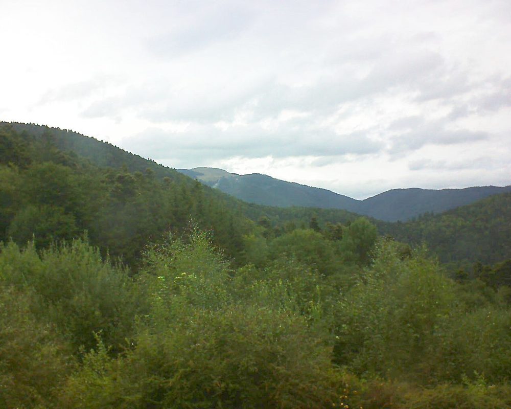 Le petit ballon vu depuis le Domaine Langmatt à Murbach le 13.08.2018 à 11:00 Le petit ballon (Alsace, Vosges) le 13.08.2018 à 11:00