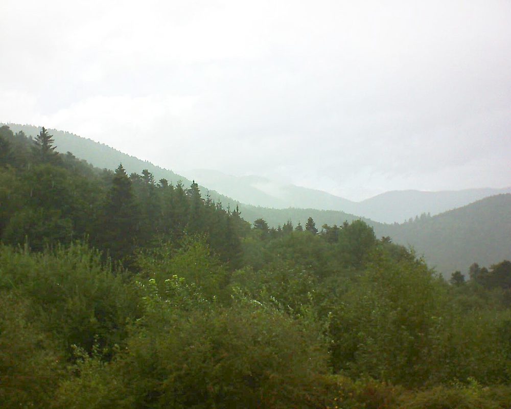 Le petit ballon vu depuis le Domaine Langmatt à Murbach le 13.08.2018 à 16:00 Le petit ballon (Alsace, Vosges) le 13.08.2018 à 16:00