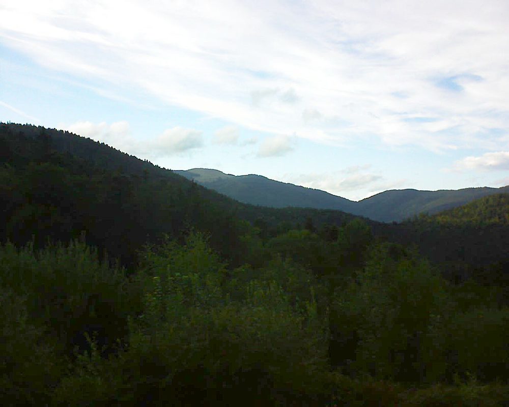 Le petit ballon vu depuis le Domaine Langmatt à Murbach le 13.08.2018 à 19:30 Le petit ballon (Alsace, Vosges) le 13.08.2018 à 19:30