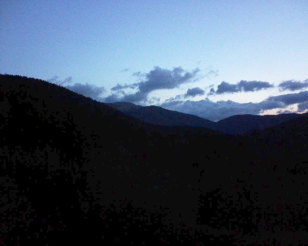 Le petit ballon vu depuis le Domaine Langmatt à Murbach le 14.08.2018 à 06:00 Le petit ballon (Alsace, Vosges) le 14.08.2018 à 06:00