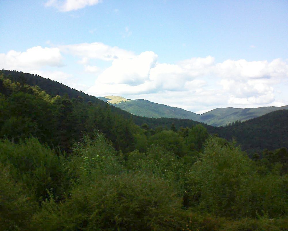 Le petit ballon vu depuis le Domaine Langmatt à Murbach le 14.08.2018 à 16:00 Le petit ballon (Alsace, Vosges) le 14.08.2018 à 16:00