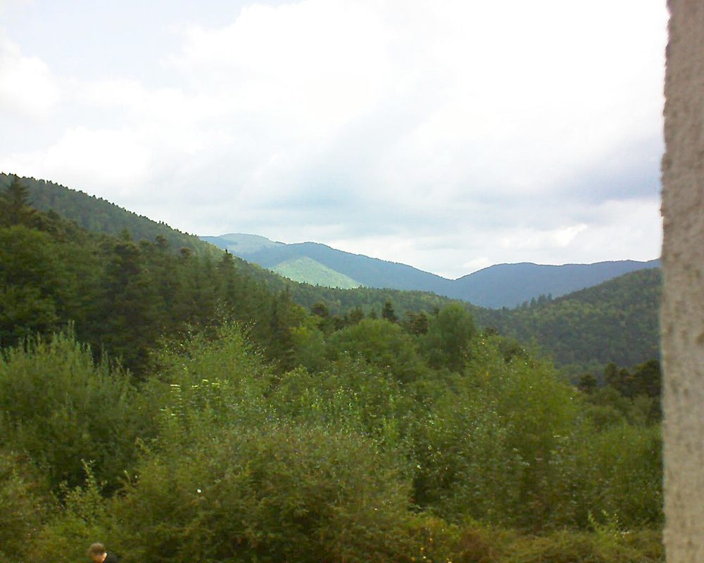 Le petit ballon vu depuis le Domaine Langmatt à Murbach le 15.08.2018 à 10:45 Le petit ballon (Alsace, Vosges) le 15.08.2018 à 10:45