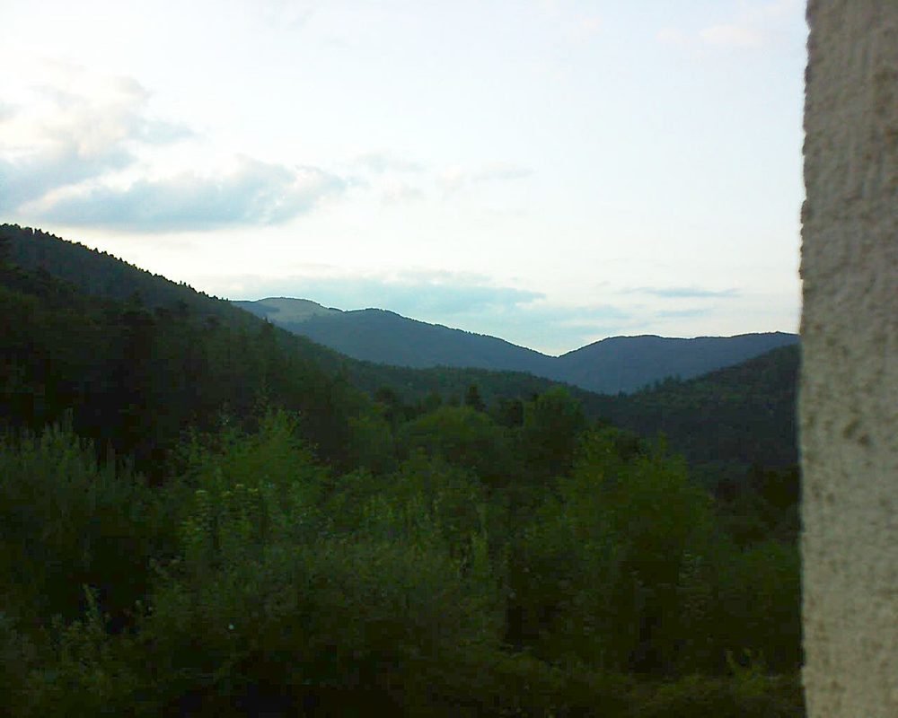 Le petit ballon vu depuis le Domaine Langmatt à Murbach le 15.08.2018 à 20:15 Le petit ballon (Alsace, Vosges) le 15.08.2018 à 20:15