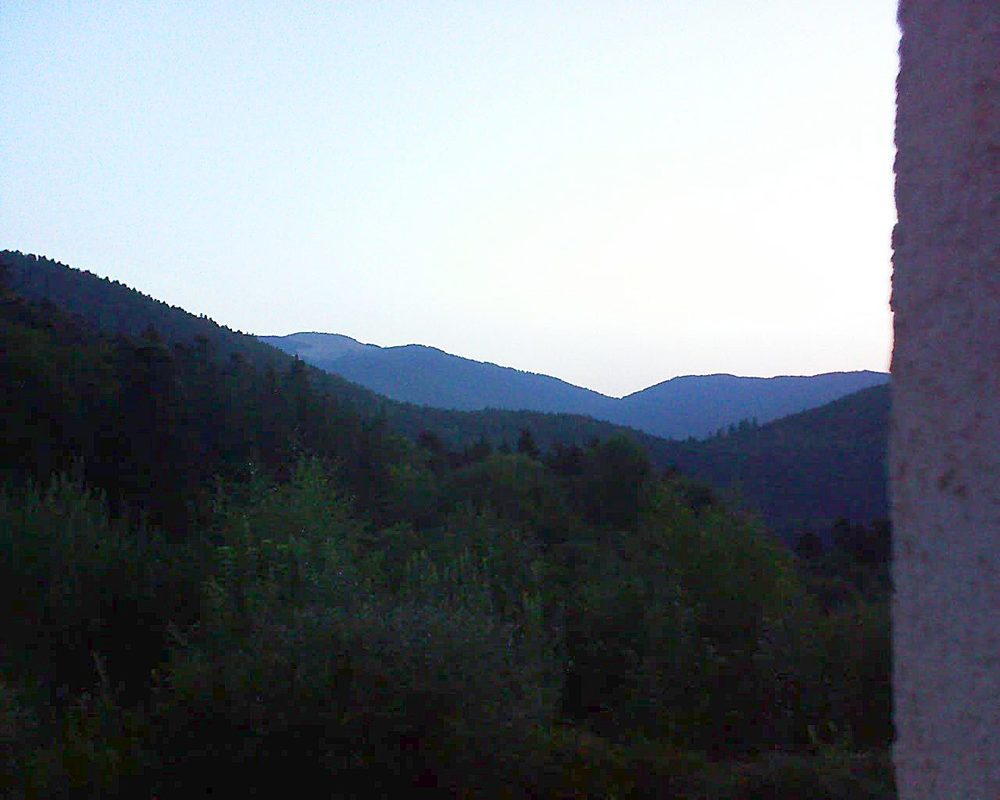 Le petit ballon vu depuis le Domaine Langmatt à Murbach le 16.08.2018 à 06:15 Le petit ballon (Alsace, Vosges) le 16.08.2018 à 06:15