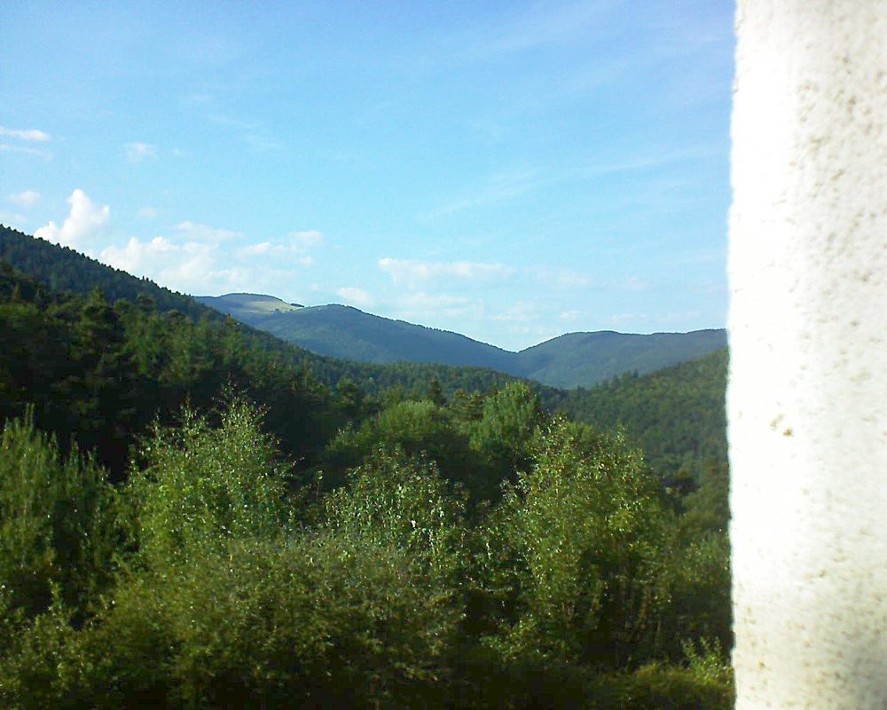 Le petit ballon vu depuis le Domaine Langmatt à Murbach le 16.08.2018 à 18:00 Le petit ballon (Alsace, Vosges) le 16.08.2018 à 18:00