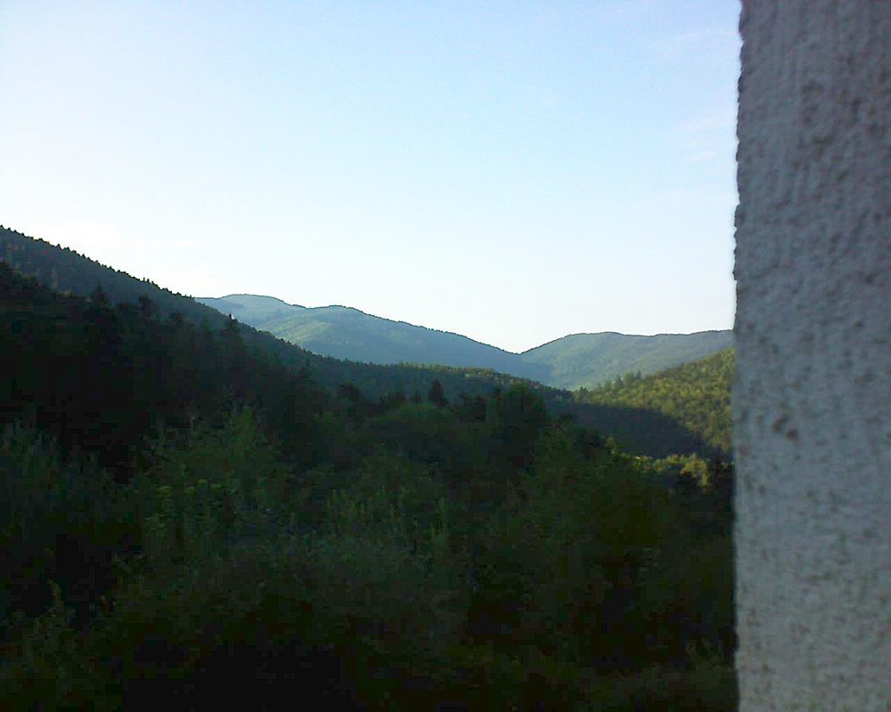 Le petit ballon vu depuis le Domaine Langmatt à Murbach le 16.08.2018 à 19:00 Le petit ballon (Alsace, Vosges) le 16.08.2018 à 19:00