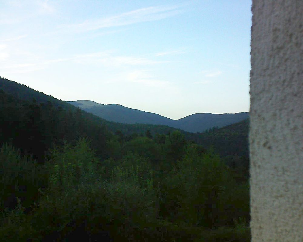 Le petit ballon vu depuis le Domaine Langmatt à Murbach le 16.08.2018 à 20:00 Le petit ballon (Alsace, Vosges) le 16.08.2018 à 20:00