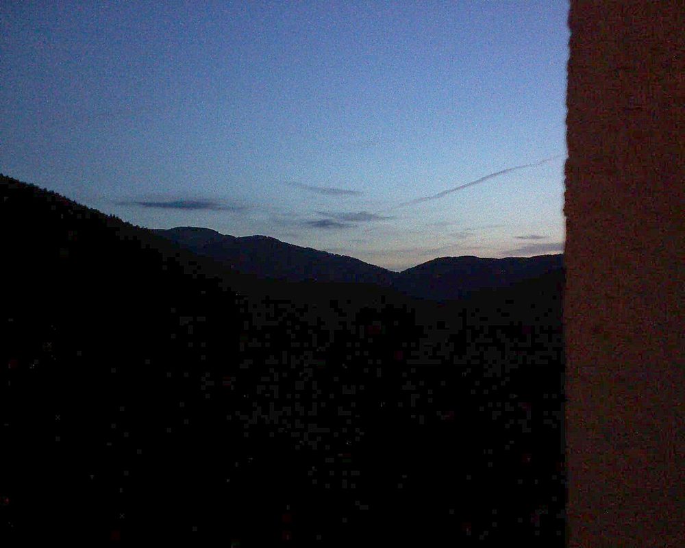 Le petit ballon vu depuis le Domaine Langmatt à Murbach le 17.08.2018 à 06:00 Le petit ballon (Alsace, Vosges) le 17.08.2018 à 06:00
