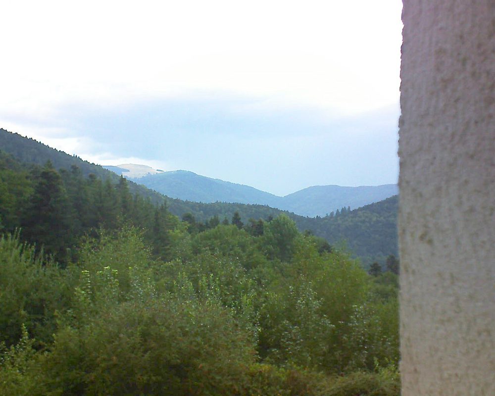 Le petit ballon vu depuis le Domaine Langmatt à Murbach le 17.08.2018 à 13:00 Le petit ballon (Alsace, Vosges) le 17.08.2018 à 13:00