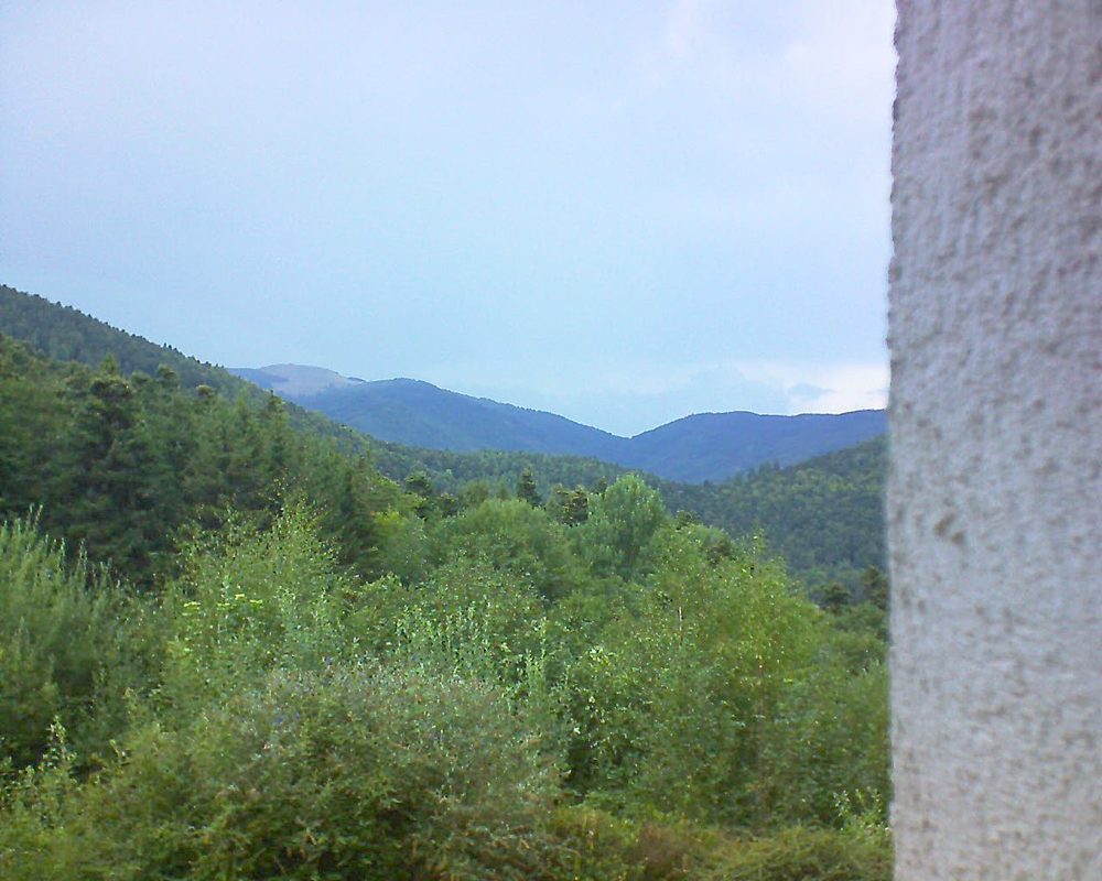 Le petit ballon vu depuis le Domaine Langmatt à Murbach le 17.08.2018 à 18:00 Le petit ballon (Alsace, Vosges) le 17.08.2018 à 18:00