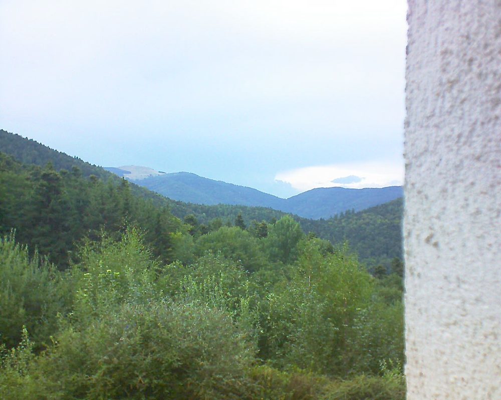 Le petit ballon vu depuis le Domaine Langmatt à Murbach le 17.08.2018 à 18:45 Le petit ballon (Alsace, Vosges) le 17.08.2018 à 18:45