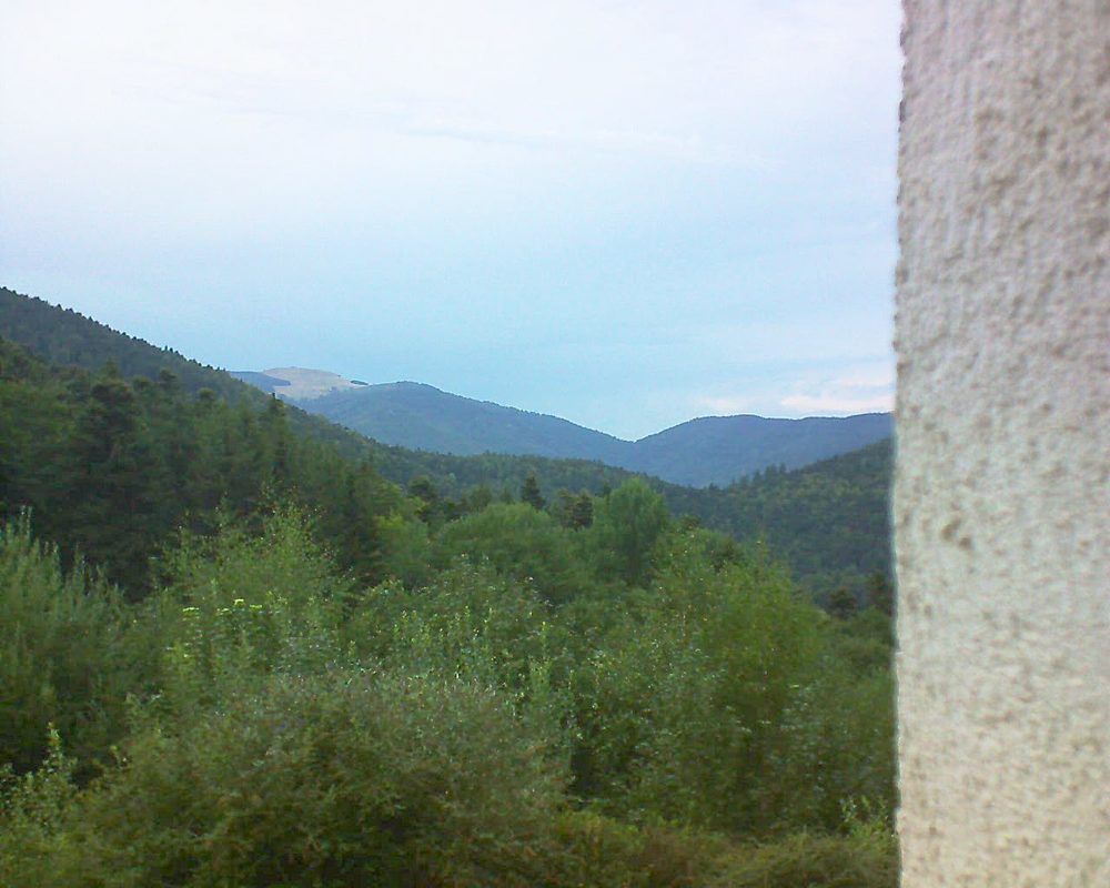 Le petit ballon vu depuis le Domaine Langmatt à Murbach le 17.08.2018 à 20:00 Le petit ballon (Alsace, Vosges) le 17.08.2018 à 20:00