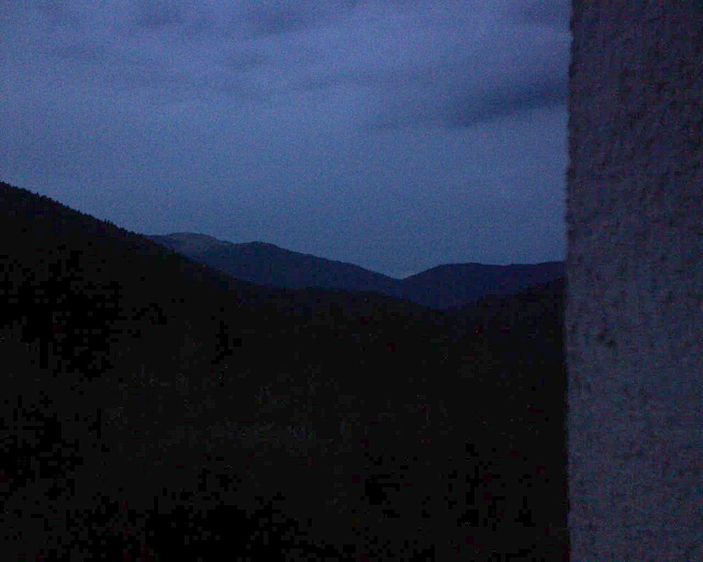 Le petit ballon vu depuis le Domaine Langmatt à Murbach le 17.08.2018 à 21:00 Le petit ballon (Alsace, Vosges) le 17.08.2018 à 21:00