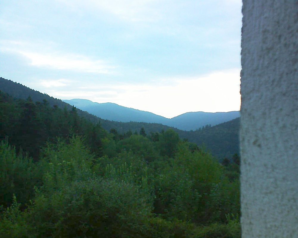 Le petit ballon vu depuis le Domaine Langmatt à Murbach le 18.08.2018 à 06:45 Le petit ballon (Alsace, Vosges) le 18.08.2018 à 06:45