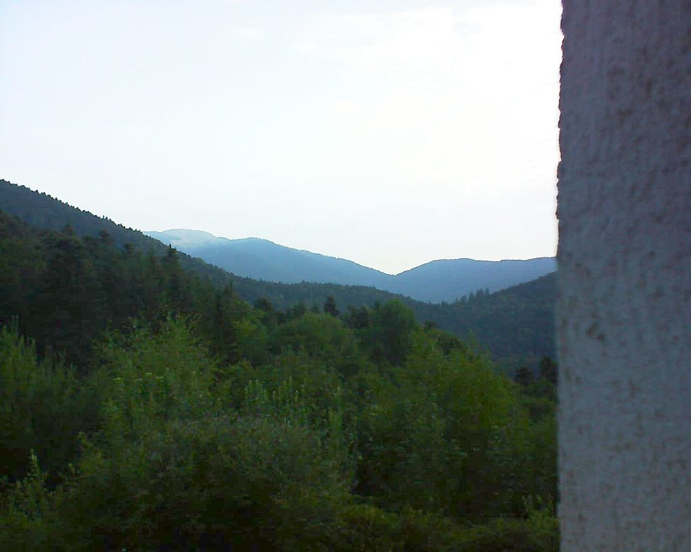 Le petit ballon vu depuis le Domaine Langmatt à Murbach le 18.08.2018 à 07:45 Le petit ballon (Alsace, Vosges) le 18.08.2018 à 07:45