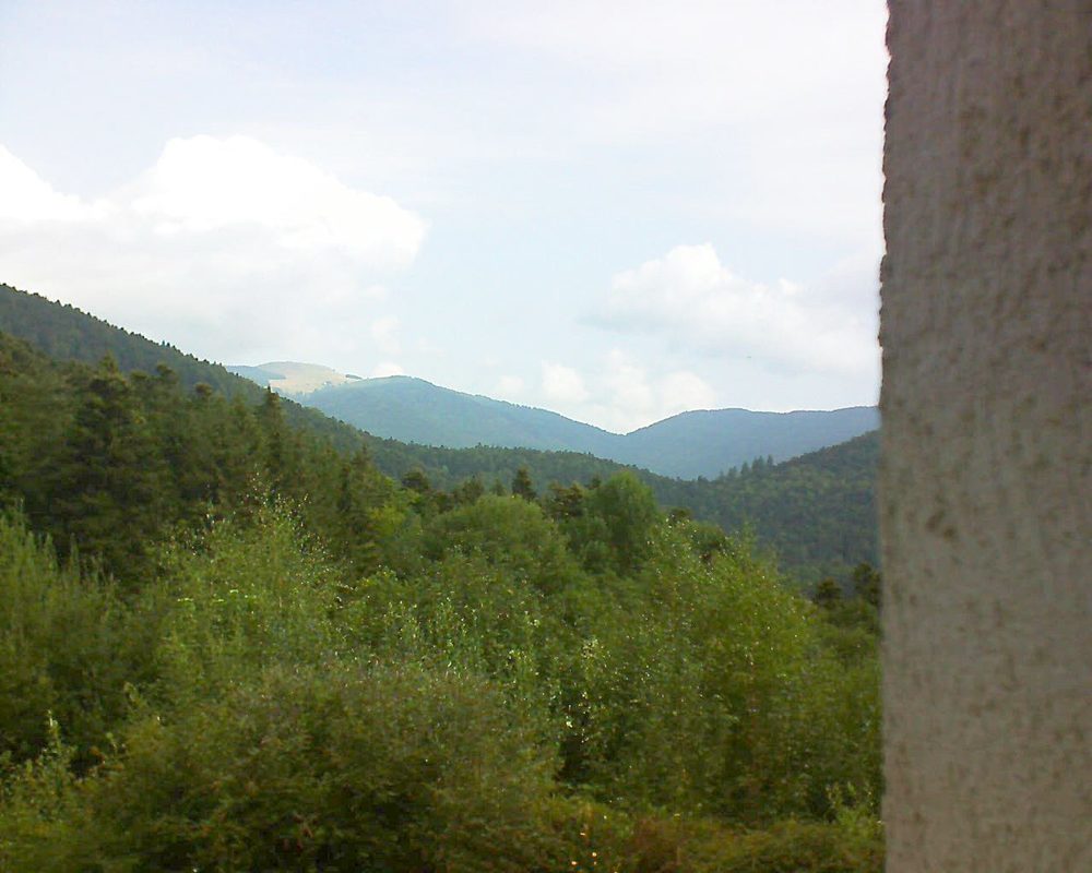 Le petit ballon vu depuis le Domaine Langmatt à Murbach le 18.08.2018 à 10:30 Le petit ballon (Alsace, Vosges) le 18.08.2018 à 10:30