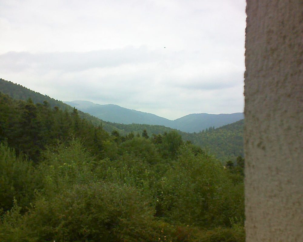 Le petit ballon vu depuis le Domaine Langmatt à Murbach le 18.08.2018 à 12:45 Le petit ballon (Alsace, Vosges) le 18.08.2018 à 12:45