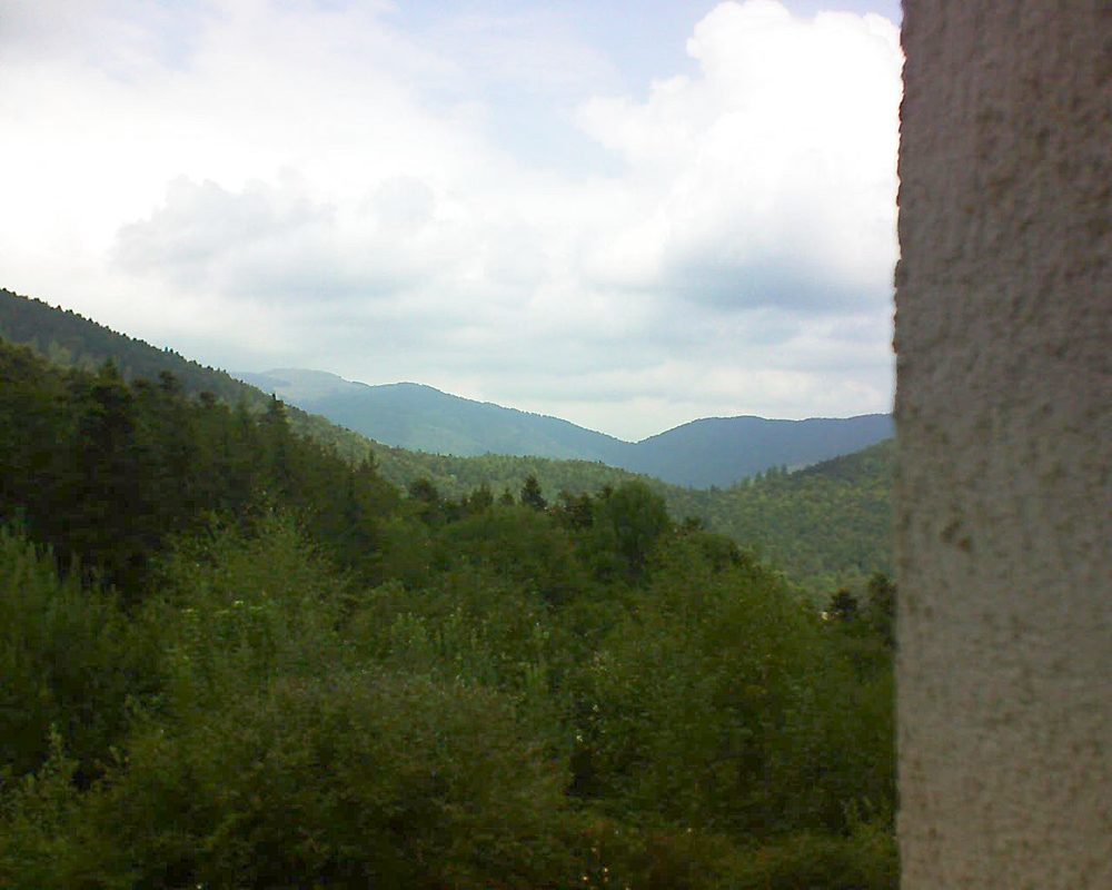 Le petit ballon vu depuis le Domaine Langmatt à Murbach le 18.08.2018 à 13:15 Le petit ballon (Alsace, Vosges) le 18.08.2018 à 13:15