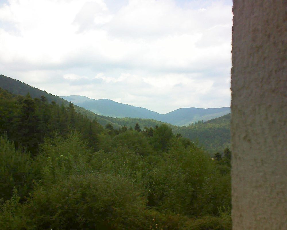 Le petit ballon vu depuis le Domaine Langmatt à Murbach le 18.08.2018 à 15:00 Le petit ballon (Alsace, Vosges) le 18.08.2018 à 15:00