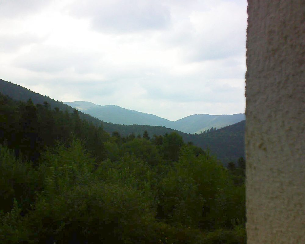 Le petit ballon vu depuis le Domaine Langmatt à Murbach le 18.08.2018 à 16:30 Le petit ballon (Alsace, Vosges) le 18.08.2018 à 16:30