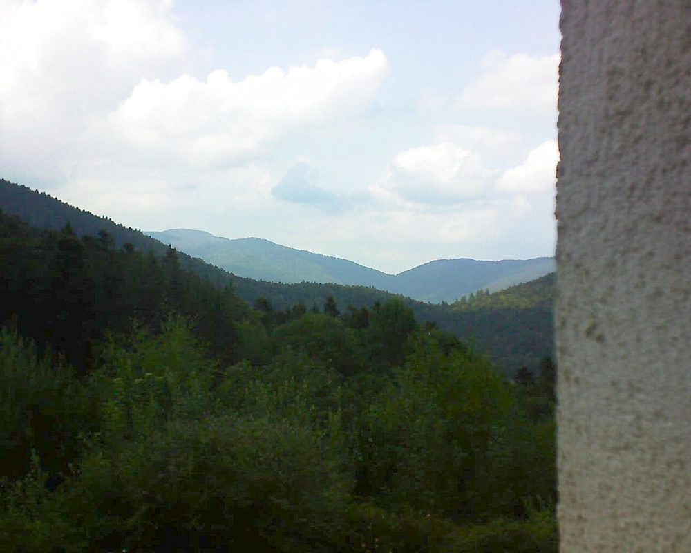Le petit ballon vu depuis le Domaine Langmatt à Murbach le 18.08.2018 à 17:30 Le petit ballon (Alsace, Vosges) le 18.08.2018 à 17:30