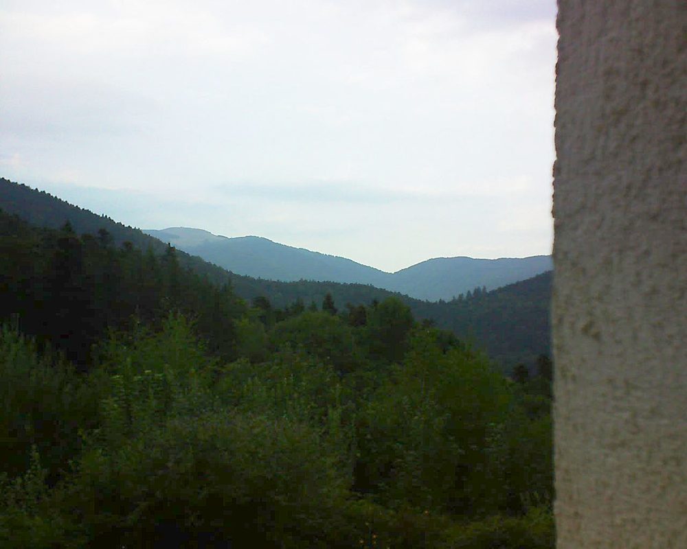 Le petit ballon vu depuis le Domaine Langmatt à Murbach le 18.08.2018 à 19:00 Le petit ballon (Alsace, Vosges) le 18.08.2018 à 19:00