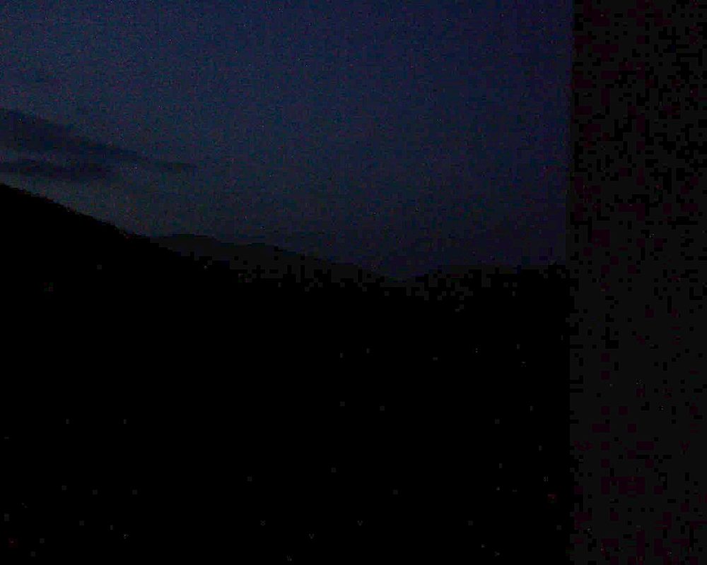 Le petit ballon vu depuis le Domaine Langmatt à Murbach le 18.08.2018 à 21:15 Le petit ballon (Alsace, Vosges) le 18.08.2018 à 21:15