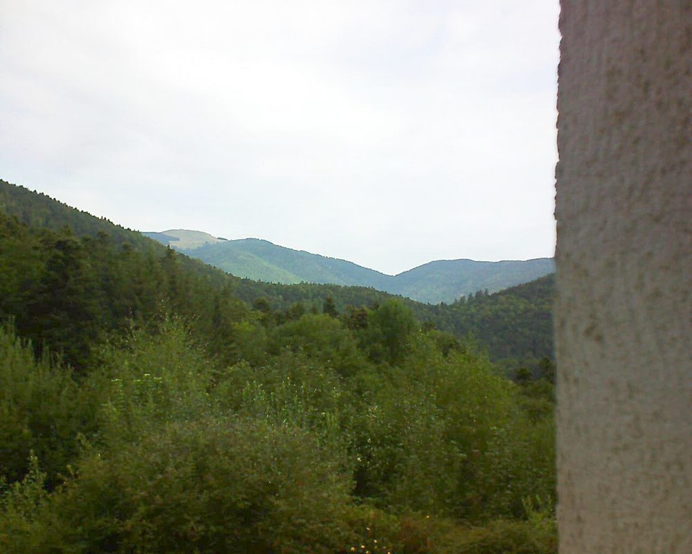 Le petit ballon vu depuis le Domaine Langmatt à Murbach le 19.08.2018 à 10:00 Le petit ballon (Alsace, Vosges) le 19.08.2018 à 10:00