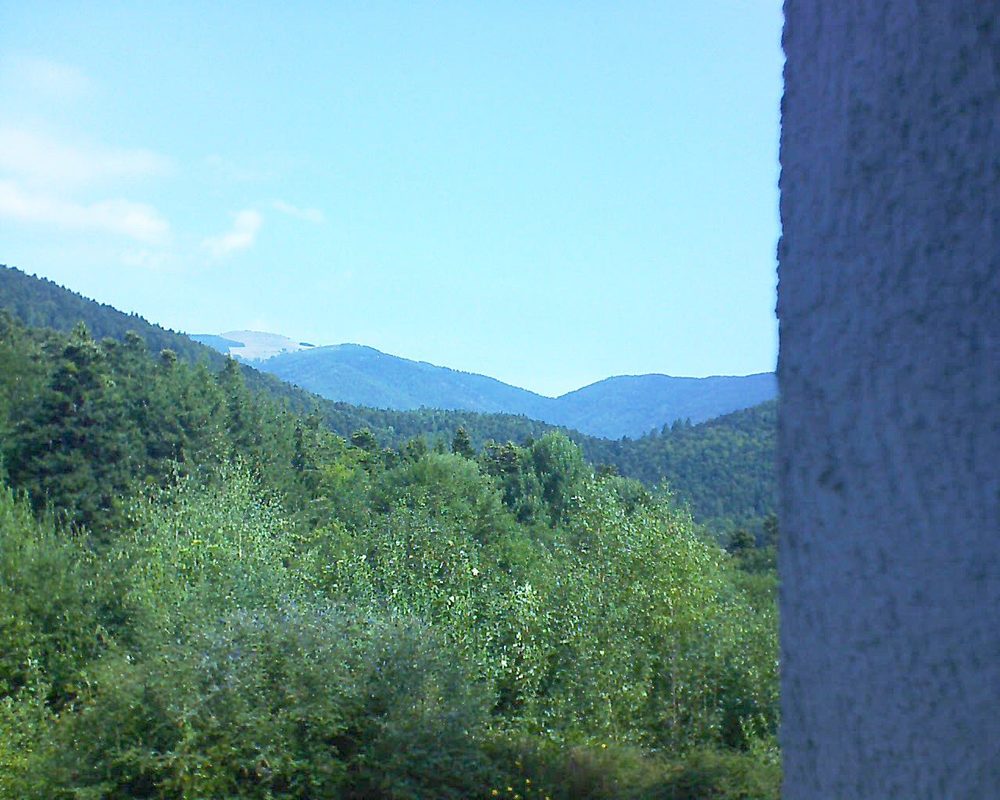 Le petit ballon vu depuis le Domaine Langmatt à Murbach le 19.08.2018 à 11:30 Le petit ballon (Alsace, Vosges) le 19.08.2018 à 11:30