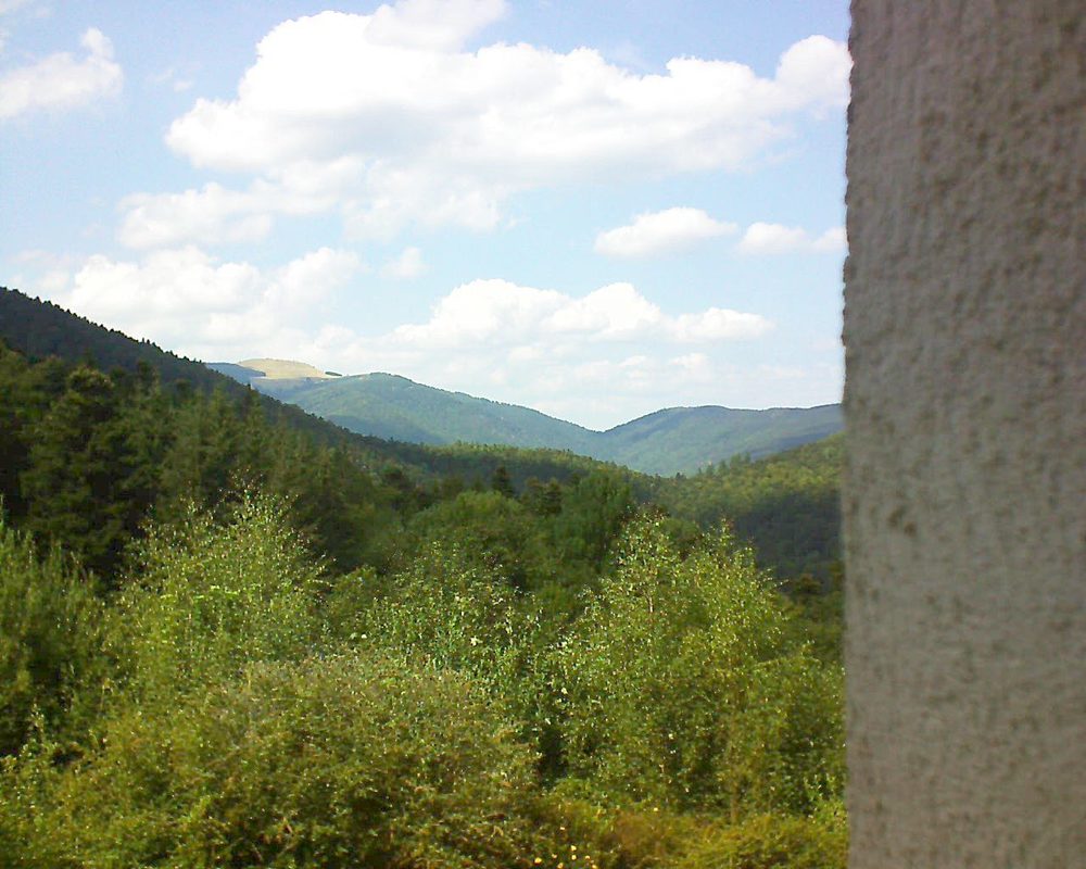 Le petit ballon vu depuis le Domaine Langmatt à Murbach le 19.08.2018 à 15:30 Le petit ballon (Alsace, Vosges) le 19.08.2018 à 15:30