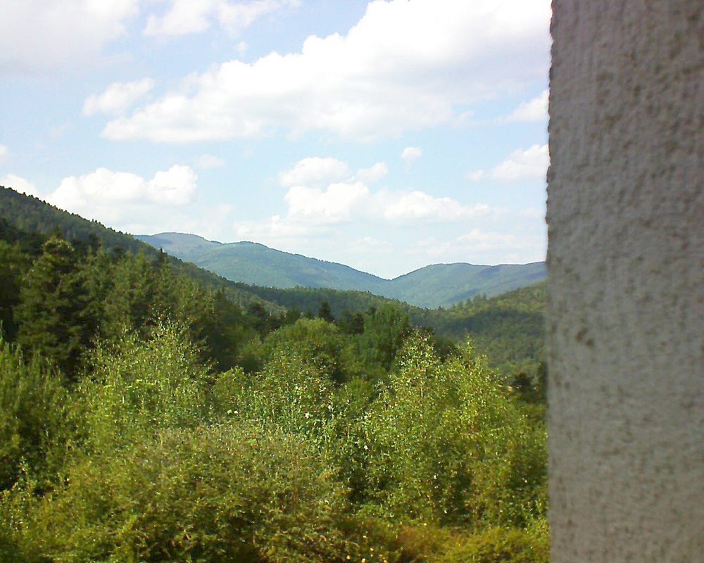 Le petit ballon vu depuis le Domaine Langmatt à Murbach le 19.08.2018 à 16:00 Le petit ballon (Alsace, Vosges) le 19.08.2018 à 16:00
