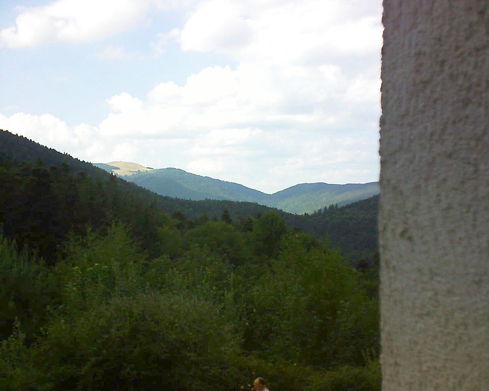 Le petit ballon vu depuis le Domaine Langmatt à Murbach le 19.08.2018 à 17:00 Le petit ballon (Alsace, Vosges) le 19.08.2018 à 17:00