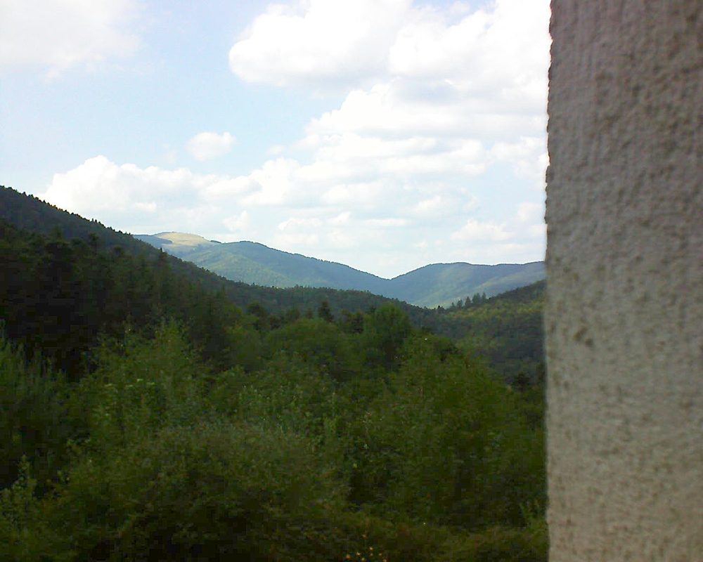 Le petit ballon vu depuis le Domaine Langmatt à Murbach le 19.08.2018 à 17:15 Le petit ballon (Alsace, Vosges) le 19.08.2018 à 17:15